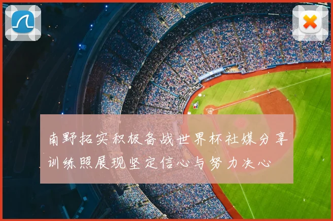 南野拓实积极备战世界杯社媒分享训练照展现坚定信心与努力决心