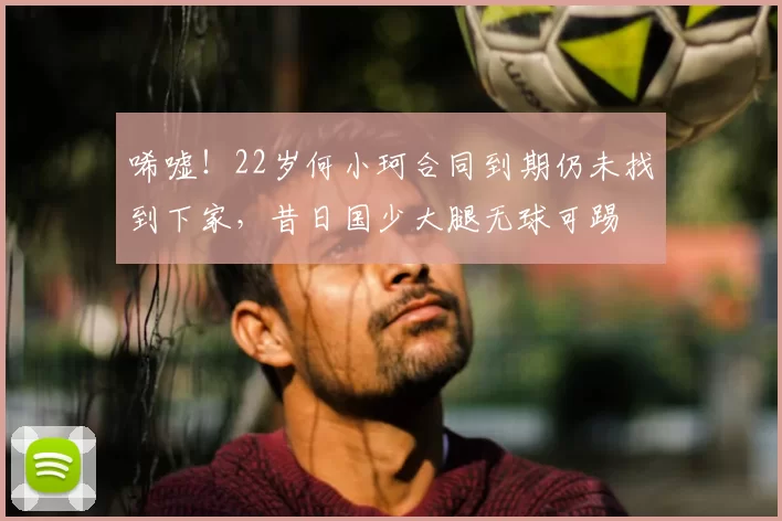 唏嘘！22岁何小珂合同到期仍未找到下家，昔日国少大腿无球可踢