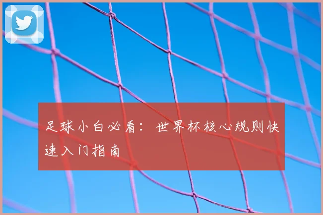 足球小白必看：世界杯核心规则快速入门指南
